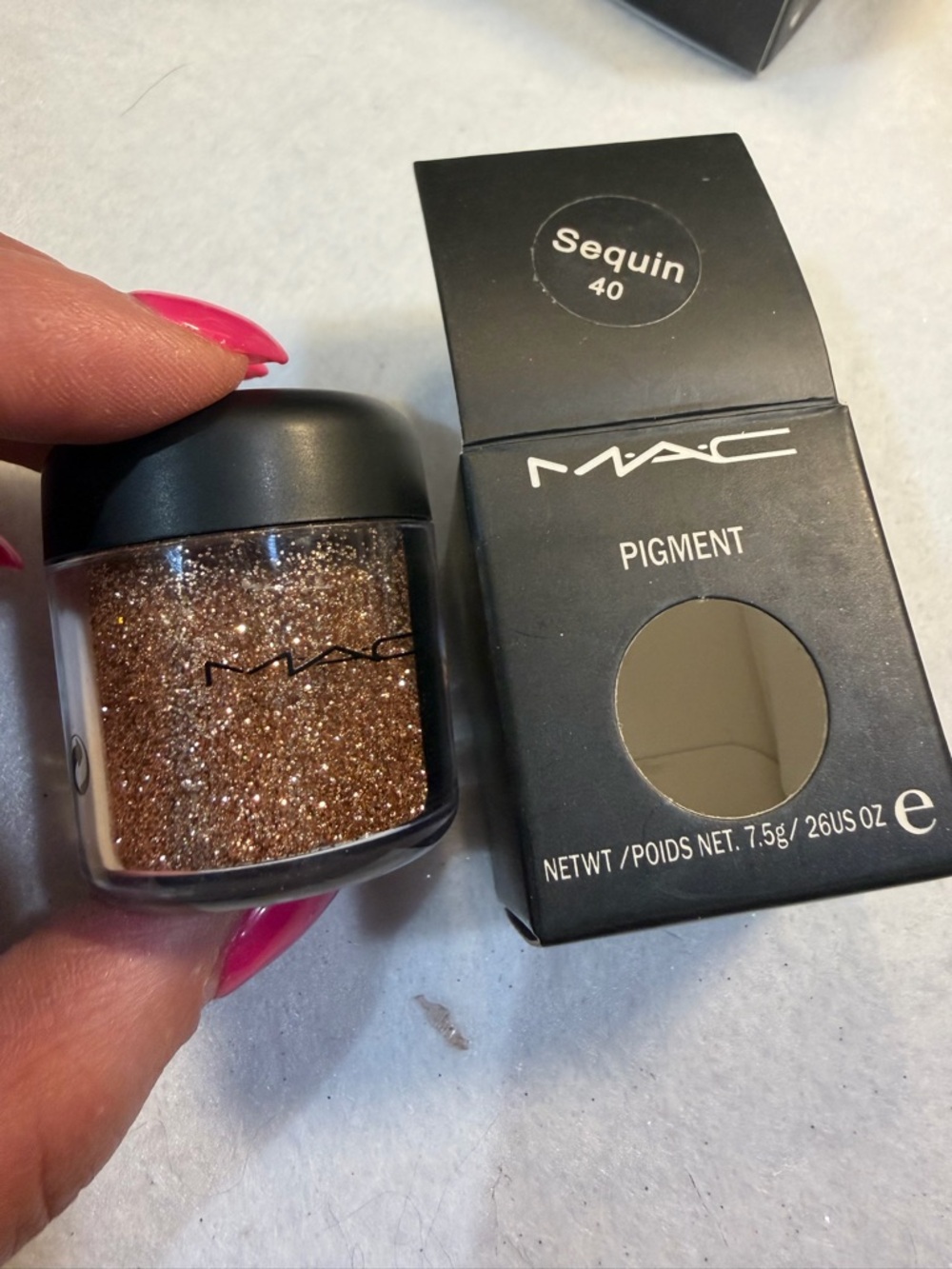 MAC Cosmetics Sequin 40 Loose Pigment - Bronze Glitter New